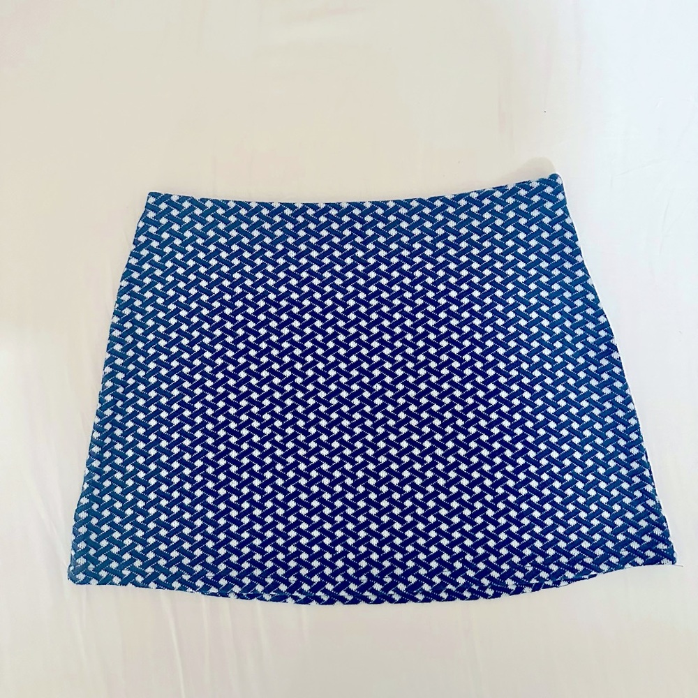 Zara Blue and white Knit Fabric.